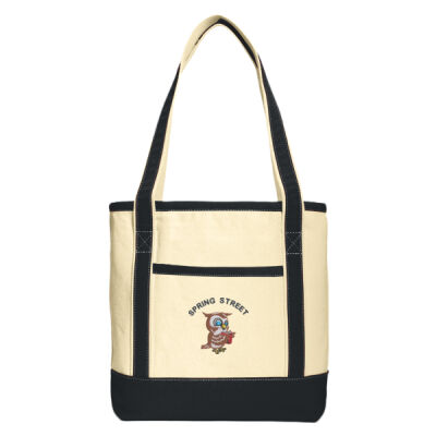 Medium Cotton Canvas Boat Tote Thumbnail