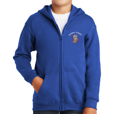 Youth Heavy Blend™ Full Zip Hooded Sweatshirt Thumbnail